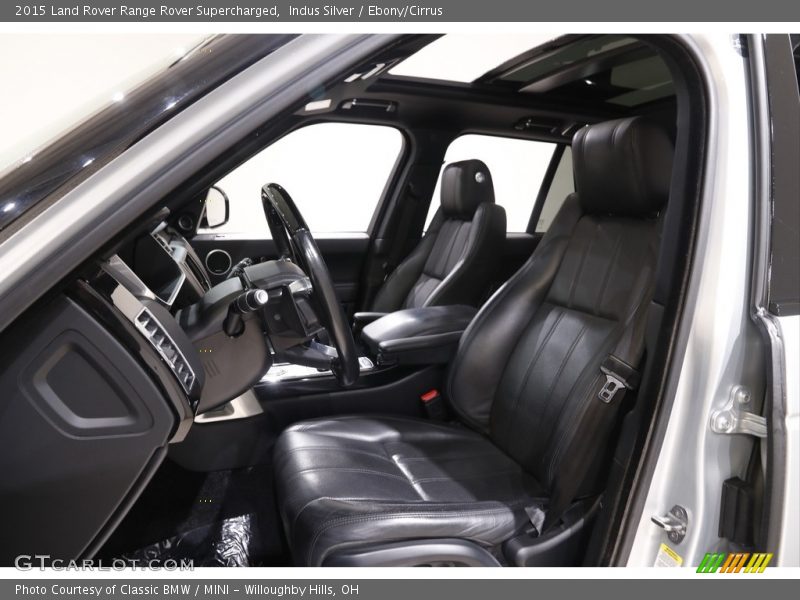 Front Seat of 2015 Range Rover Supercharged