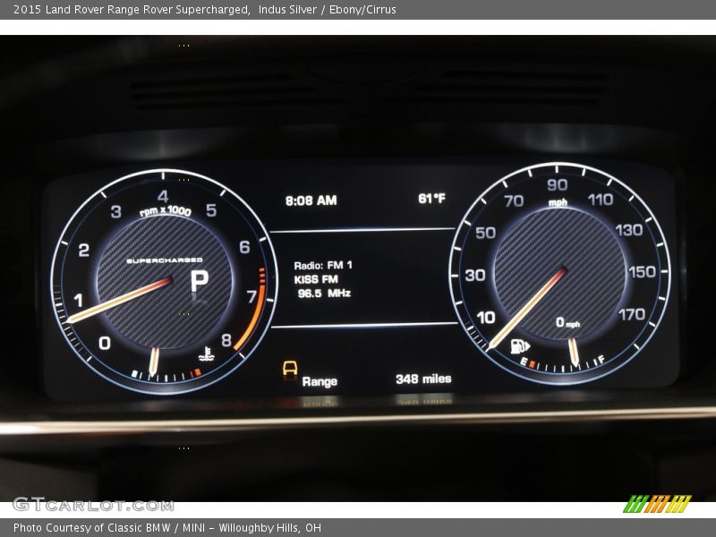  2015 Range Rover Supercharged Supercharged Gauges