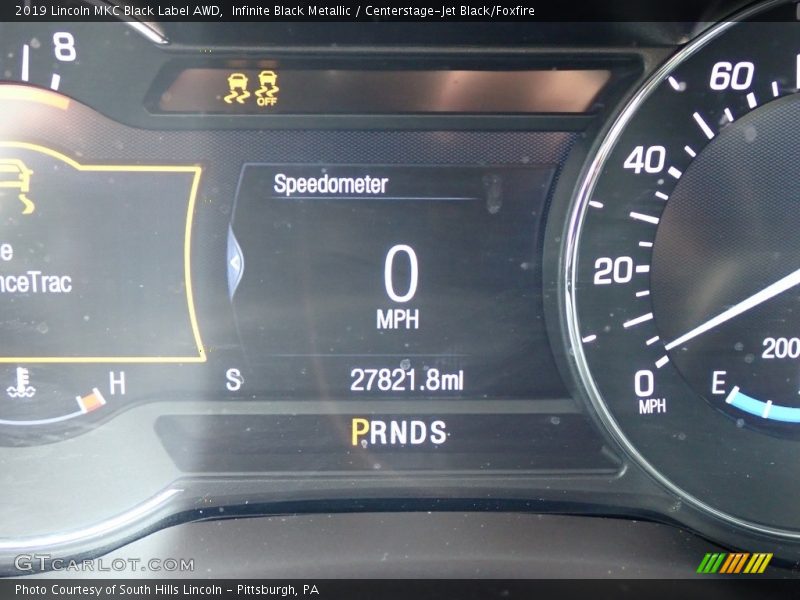 Infinite Black Metallic / Centerstage-Jet Black/Foxfire 2019 Lincoln MKC Black Label AWD