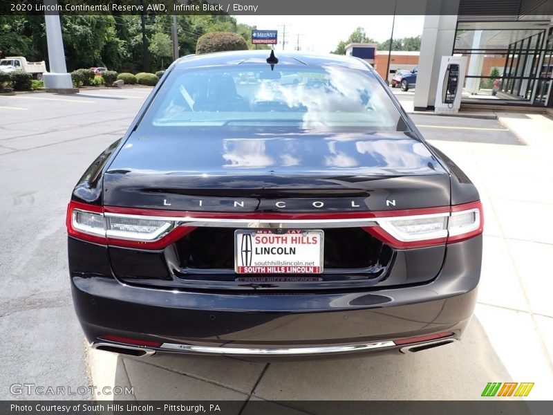 Infinite Black / Ebony 2020 Lincoln Continental Reserve AWD