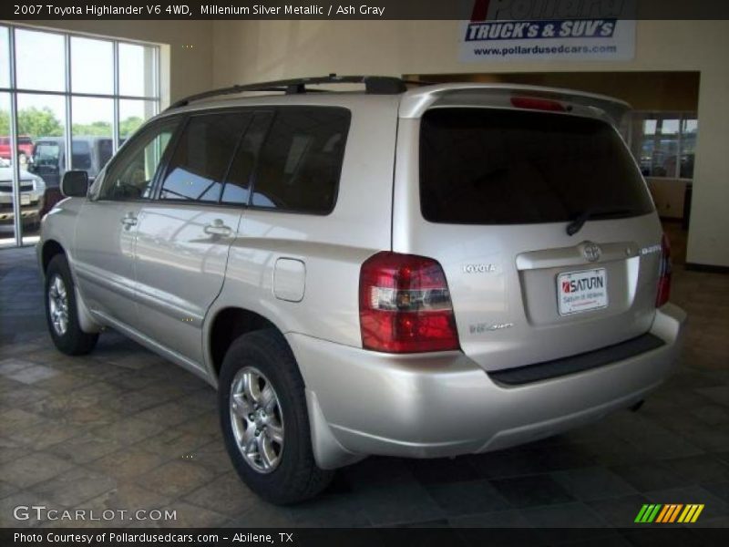 Millenium Silver Metallic / Ash Gray 2007 Toyota Highlander V6 4WD