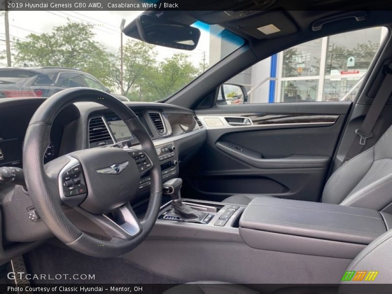 Front Seat of 2019 Genesis G80 AWD