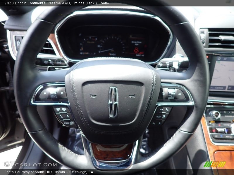  2020 Continental Reserve AWD Steering Wheel