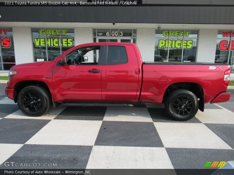 Barcelona Red Metallic / Graphite 2021 Toyota Tundra SR5 Double Cab 4x4