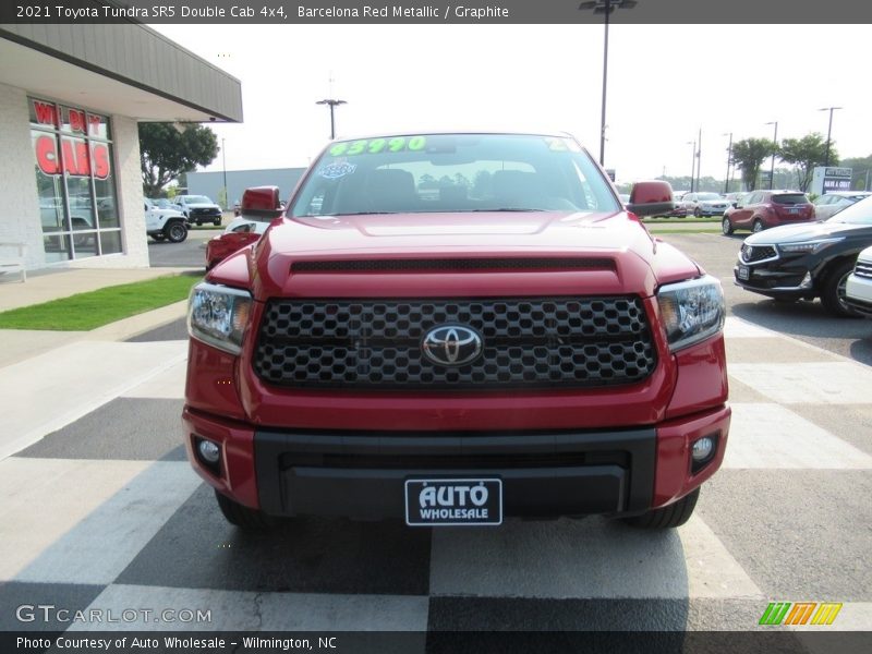 Barcelona Red Metallic / Graphite 2021 Toyota Tundra SR5 Double Cab 4x4