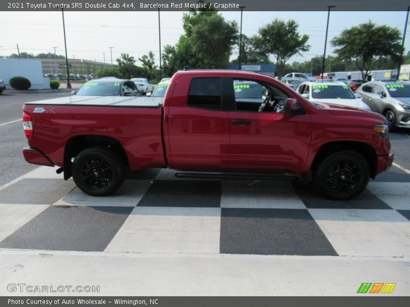 Barcelona Red Metallic / Graphite 2021 Toyota Tundra SR5 Double Cab 4x4
