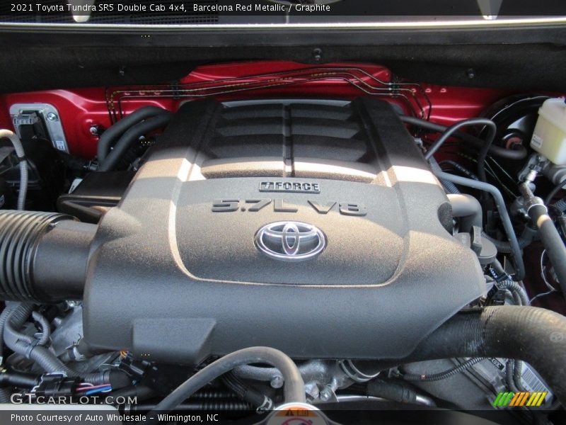 Barcelona Red Metallic / Graphite 2021 Toyota Tundra SR5 Double Cab 4x4