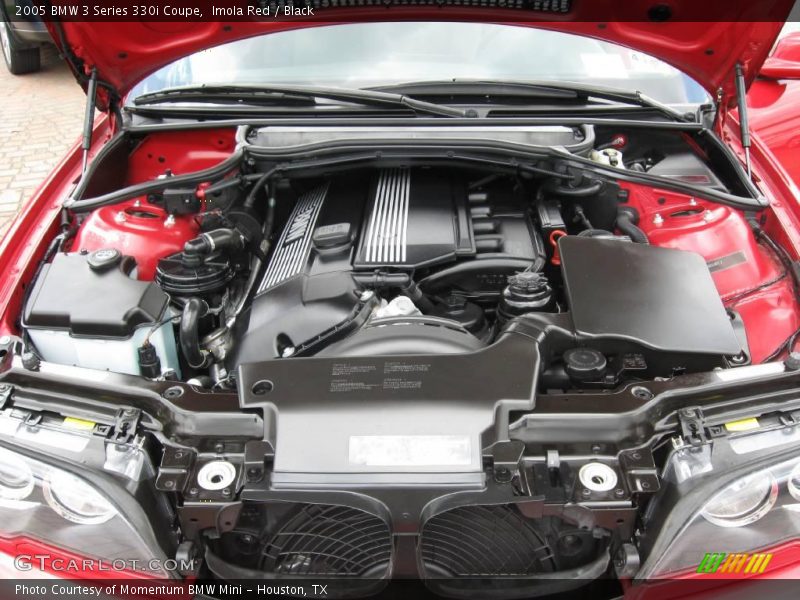 Imola Red / Black 2005 BMW 3 Series 330i Coupe