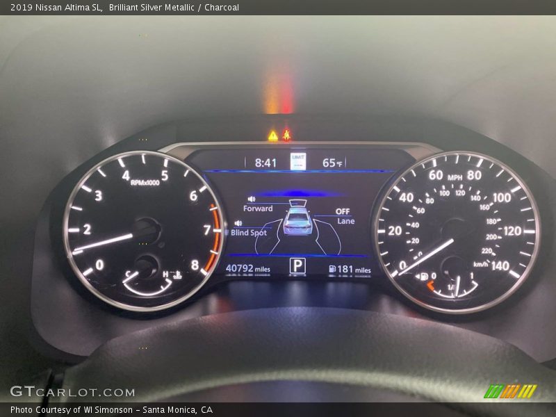  2019 Altima SL SL Gauges