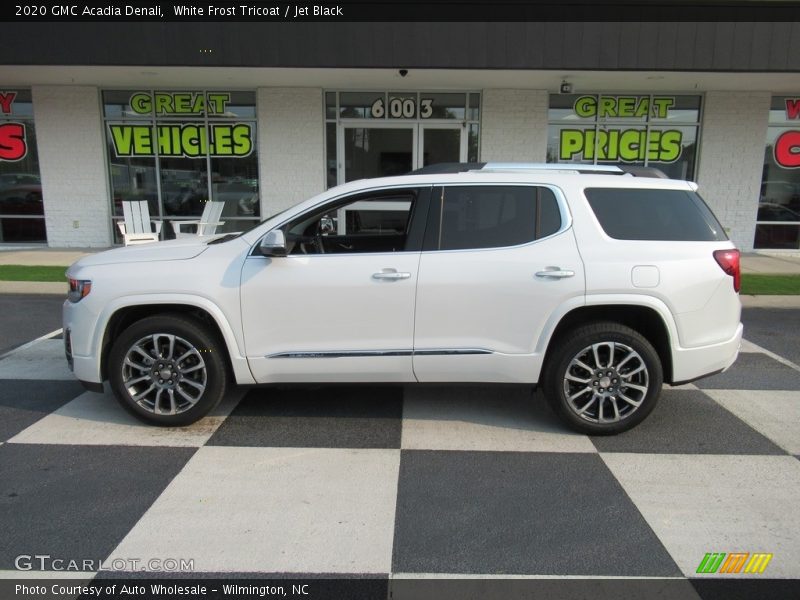 White Frost Tricoat / Jet Black 2020 GMC Acadia Denali