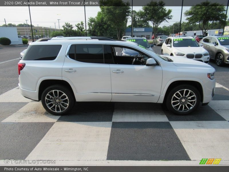 White Frost Tricoat / Jet Black 2020 GMC Acadia Denali