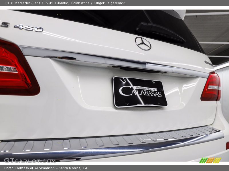 Polar White / Ginger Beige/Black 2018 Mercedes-Benz GLS 450 4Matic