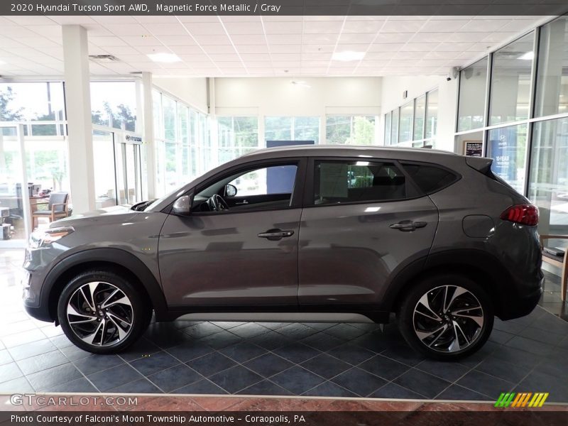 Magnetic Force Metallic / Gray 2020 Hyundai Tucson Sport AWD