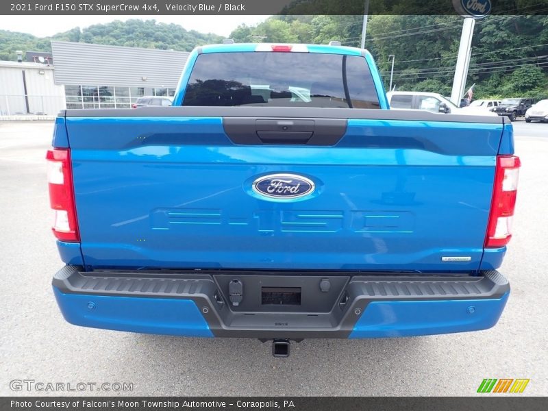 Velocity Blue / Black 2021 Ford F150 STX SuperCrew 4x4