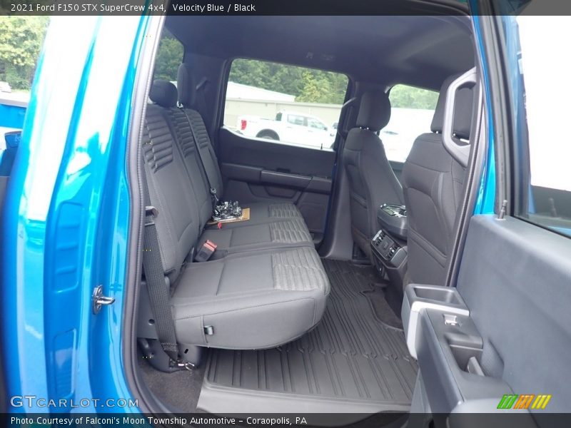 Velocity Blue / Black 2021 Ford F150 STX SuperCrew 4x4