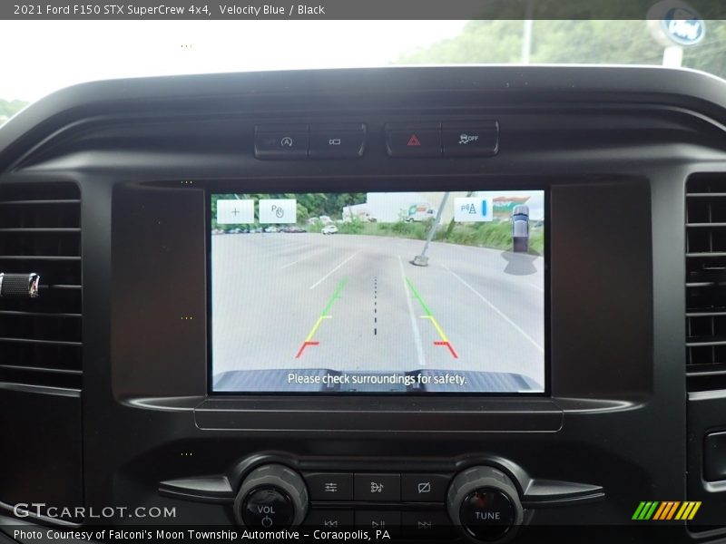Velocity Blue / Black 2021 Ford F150 STX SuperCrew 4x4