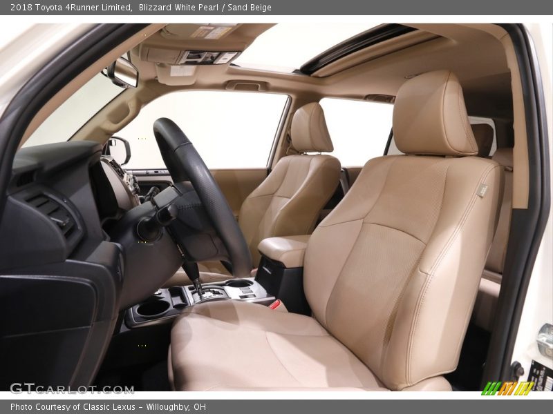 Blizzard White Pearl / Sand Beige 2018 Toyota 4Runner Limited