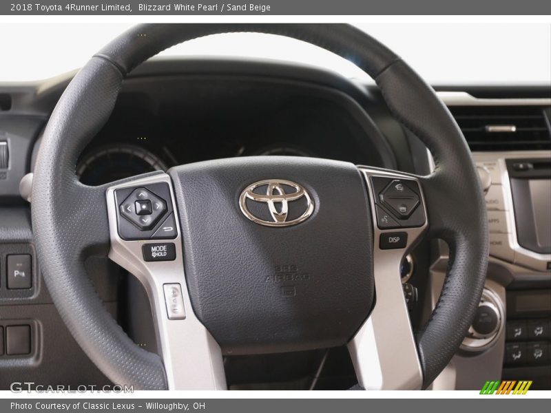 Blizzard White Pearl / Sand Beige 2018 Toyota 4Runner Limited