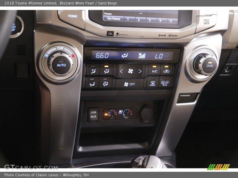 Blizzard White Pearl / Sand Beige 2018 Toyota 4Runner Limited