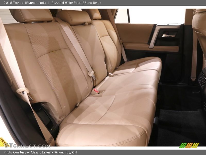 Blizzard White Pearl / Sand Beige 2018 Toyota 4Runner Limited