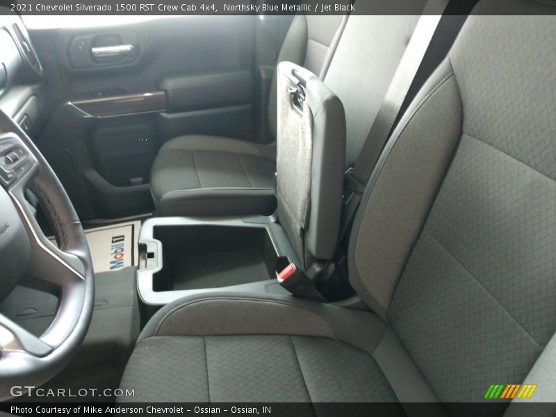 Northsky Blue Metallic / Jet Black 2021 Chevrolet Silverado 1500 RST Crew Cab 4x4