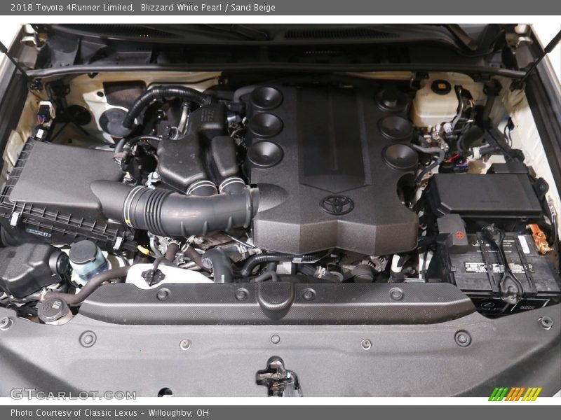 Blizzard White Pearl / Sand Beige 2018 Toyota 4Runner Limited