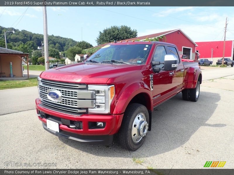  2019 F450 Super Duty Platinum Crew Cab 4x4 Ruby Red