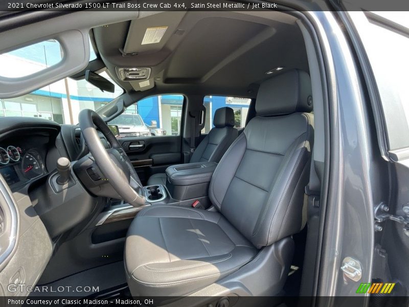 Satin Steel Metallic / Jet Black 2021 Chevrolet Silverado 1500 LT Trail Boss Crew Cab 4x4