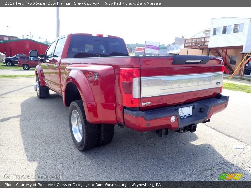  2019 F450 Super Duty Platinum Crew Cab 4x4 Ruby Red