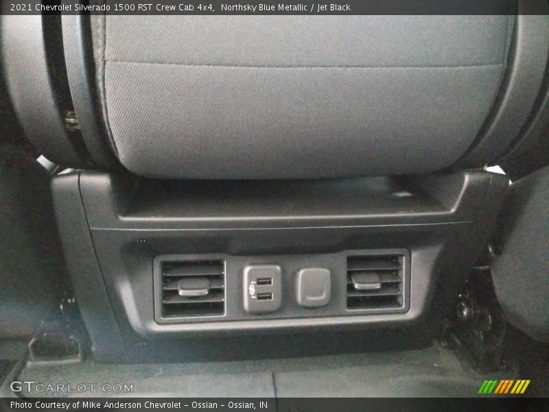 Northsky Blue Metallic / Jet Black 2021 Chevrolet Silverado 1500 RST Crew Cab 4x4