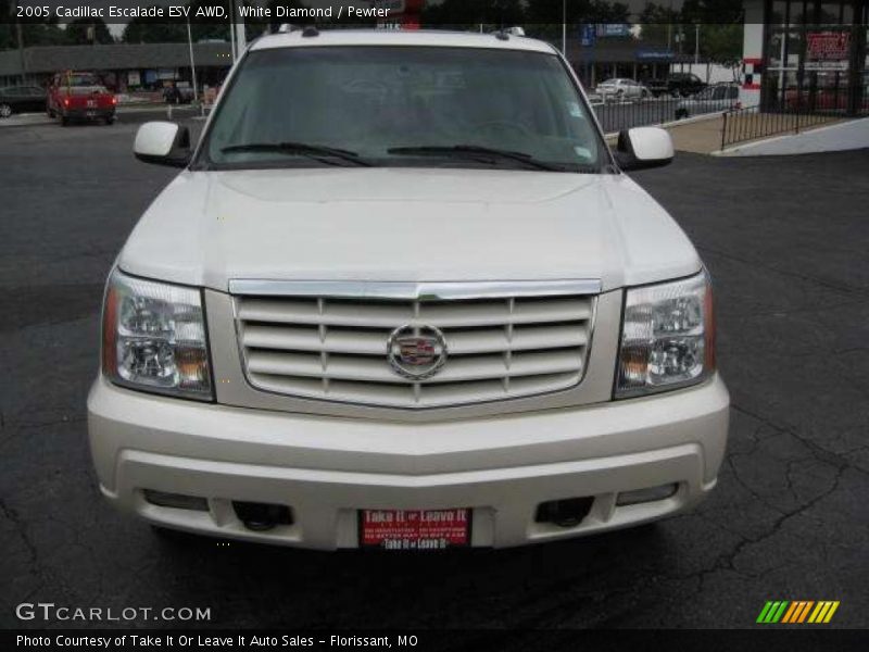 White Diamond / Pewter 2005 Cadillac Escalade ESV AWD