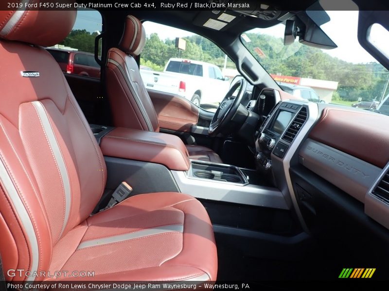 Front Seat of 2019 F450 Super Duty Platinum Crew Cab 4x4