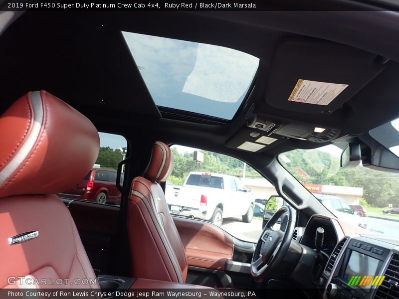 Front Seat of 2019 F450 Super Duty Platinum Crew Cab 4x4