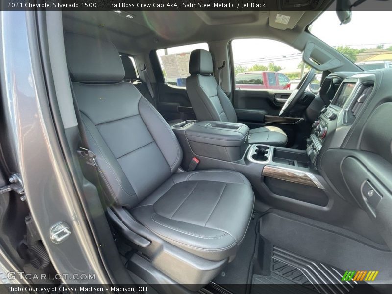 Satin Steel Metallic / Jet Black 2021 Chevrolet Silverado 1500 LT Trail Boss Crew Cab 4x4