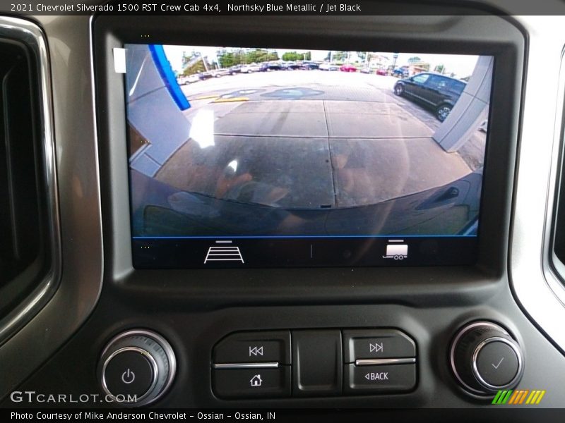 Northsky Blue Metallic / Jet Black 2021 Chevrolet Silverado 1500 RST Crew Cab 4x4