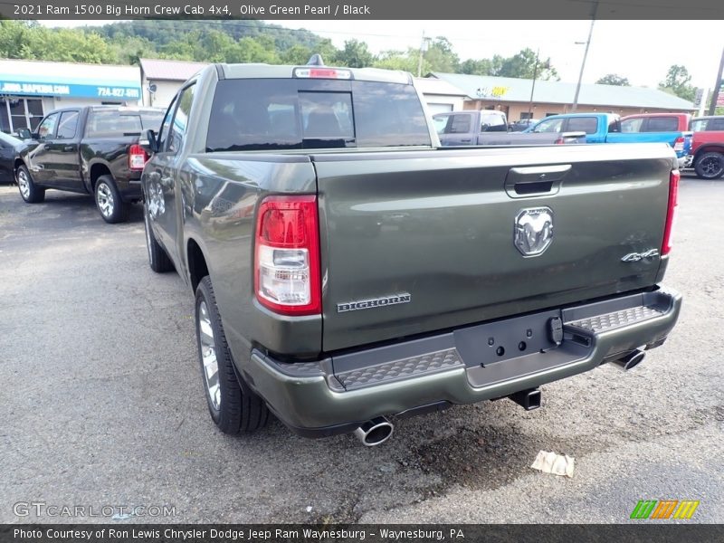 Olive Green Pearl / Black 2021 Ram 1500 Big Horn Crew Cab 4x4