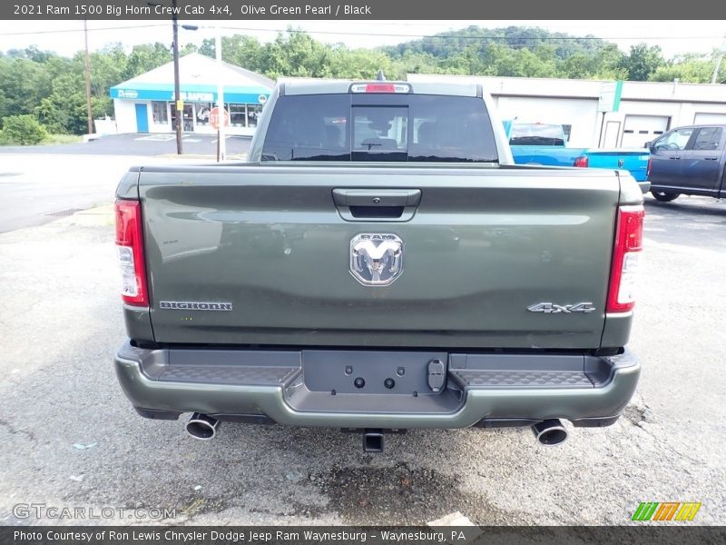 Olive Green Pearl / Black 2021 Ram 1500 Big Horn Crew Cab 4x4