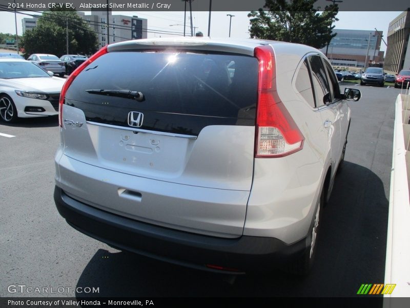 Alabaster Silver Metallic / Gray 2014 Honda CR-V EX