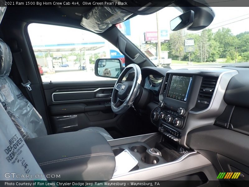 Olive Green Pearl / Black 2021 Ram 1500 Big Horn Crew Cab 4x4