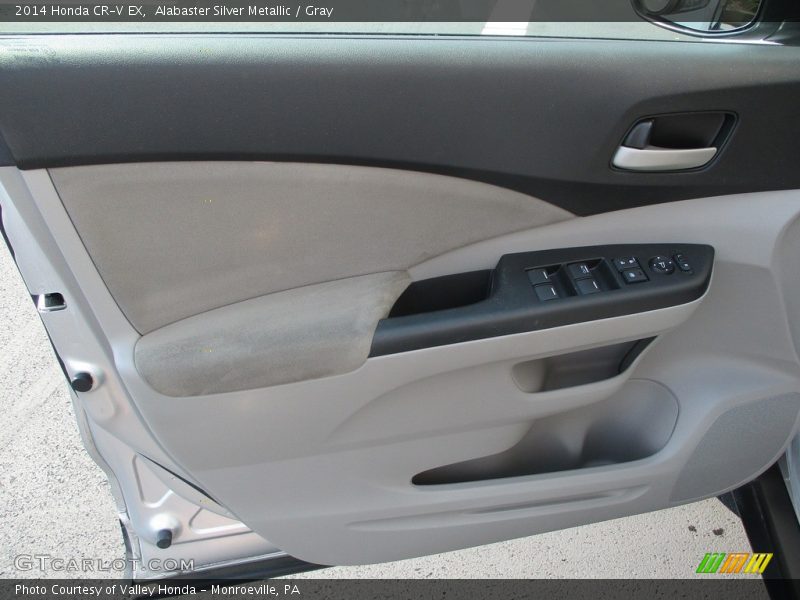 Alabaster Silver Metallic / Gray 2014 Honda CR-V EX