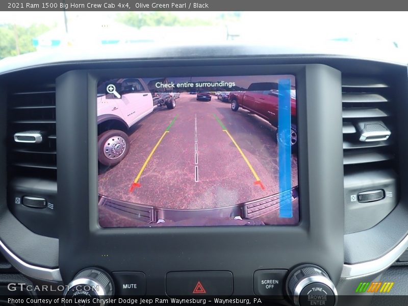 Olive Green Pearl / Black 2021 Ram 1500 Big Horn Crew Cab 4x4