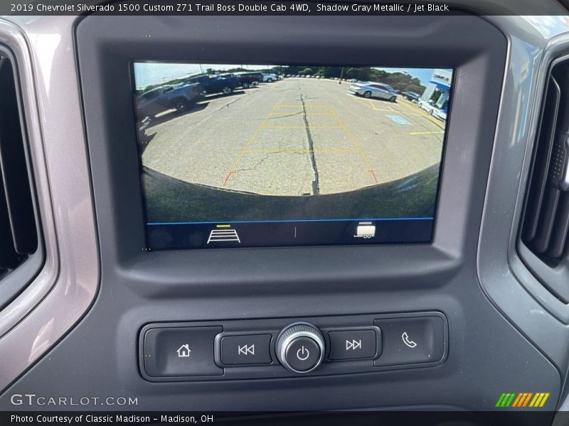 Shadow Gray Metallic / Jet Black 2019 Chevrolet Silverado 1500 Custom Z71 Trail Boss Double Cab 4WD