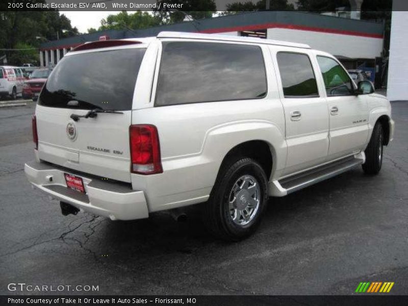 White Diamond / Pewter 2005 Cadillac Escalade ESV AWD