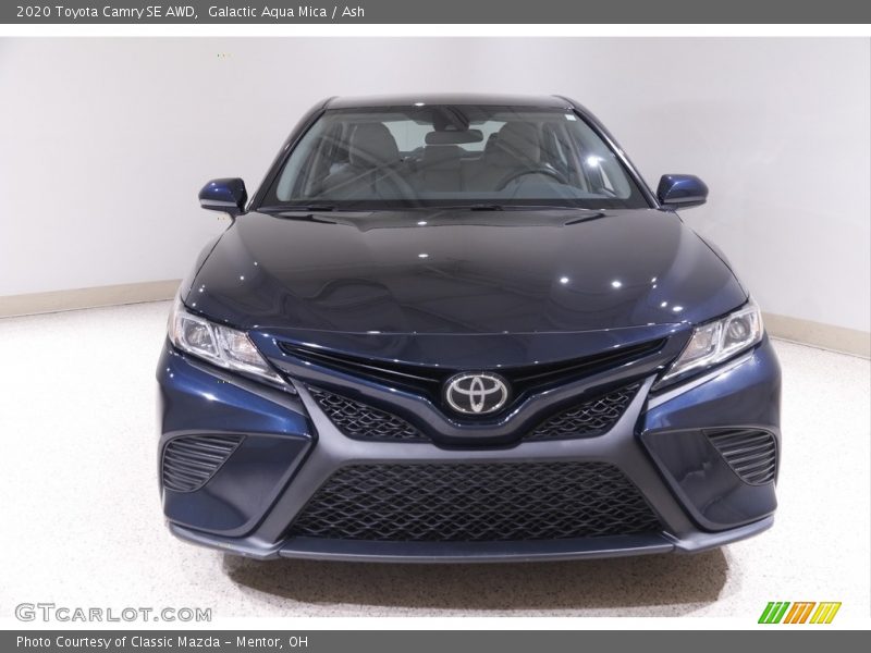 Galactic Aqua Mica / Ash 2020 Toyota Camry SE AWD