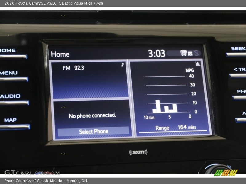 Galactic Aqua Mica / Ash 2020 Toyota Camry SE AWD