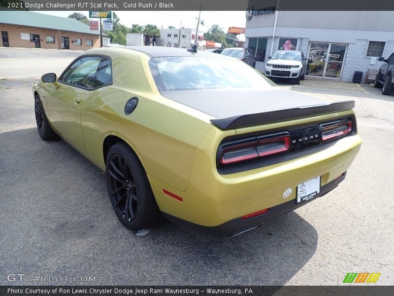 Gold Rush / Black 2021 Dodge Challenger R/T Scat Pack