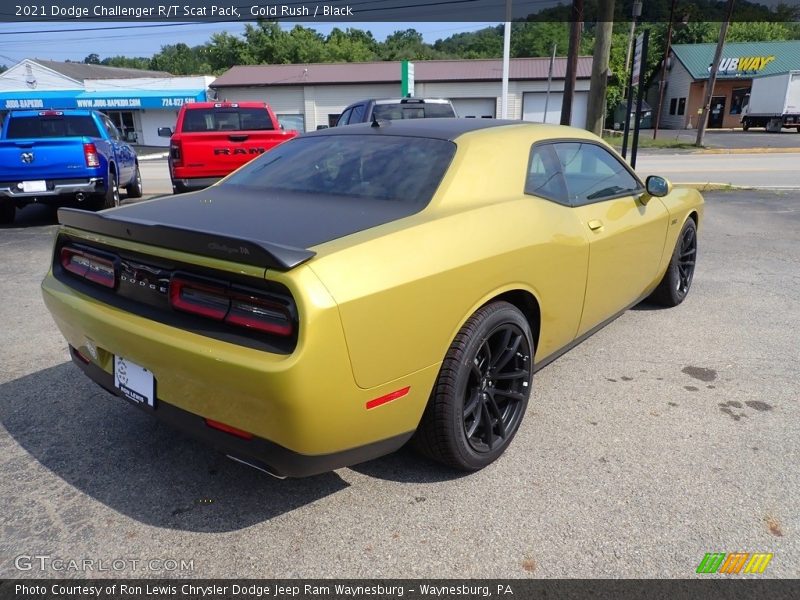 Gold Rush / Black 2021 Dodge Challenger R/T Scat Pack