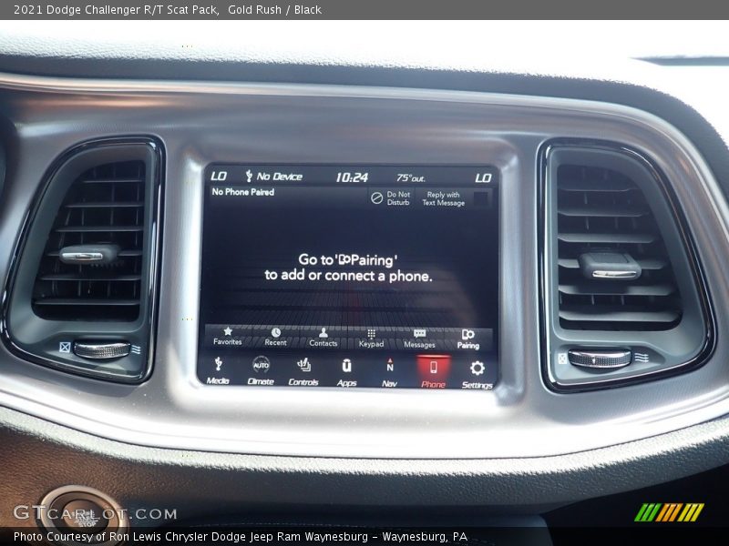Gold Rush / Black 2021 Dodge Challenger R/T Scat Pack