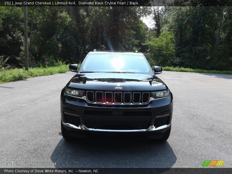 Diamond Black Crystal Pearl / Black 2021 Jeep Grand Cherokee L Limited 4x4