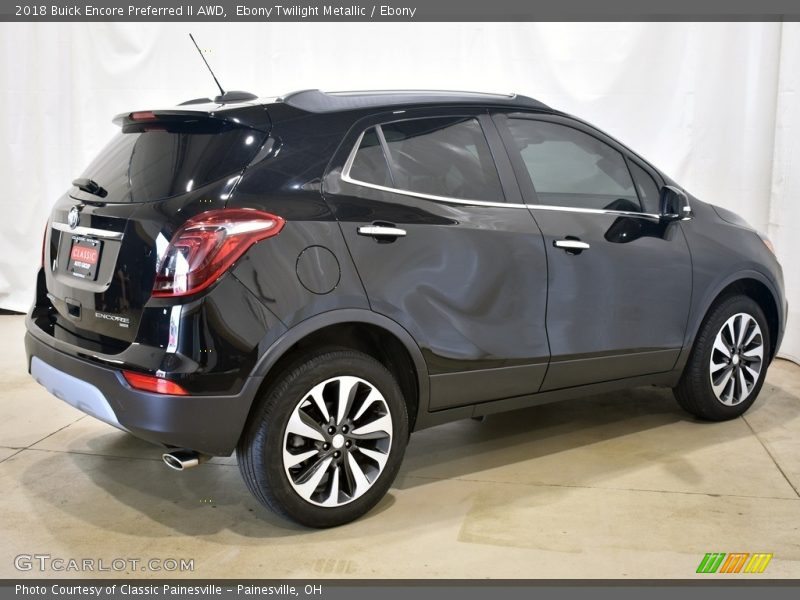 Ebony Twilight Metallic / Ebony 2018 Buick Encore Preferred II AWD